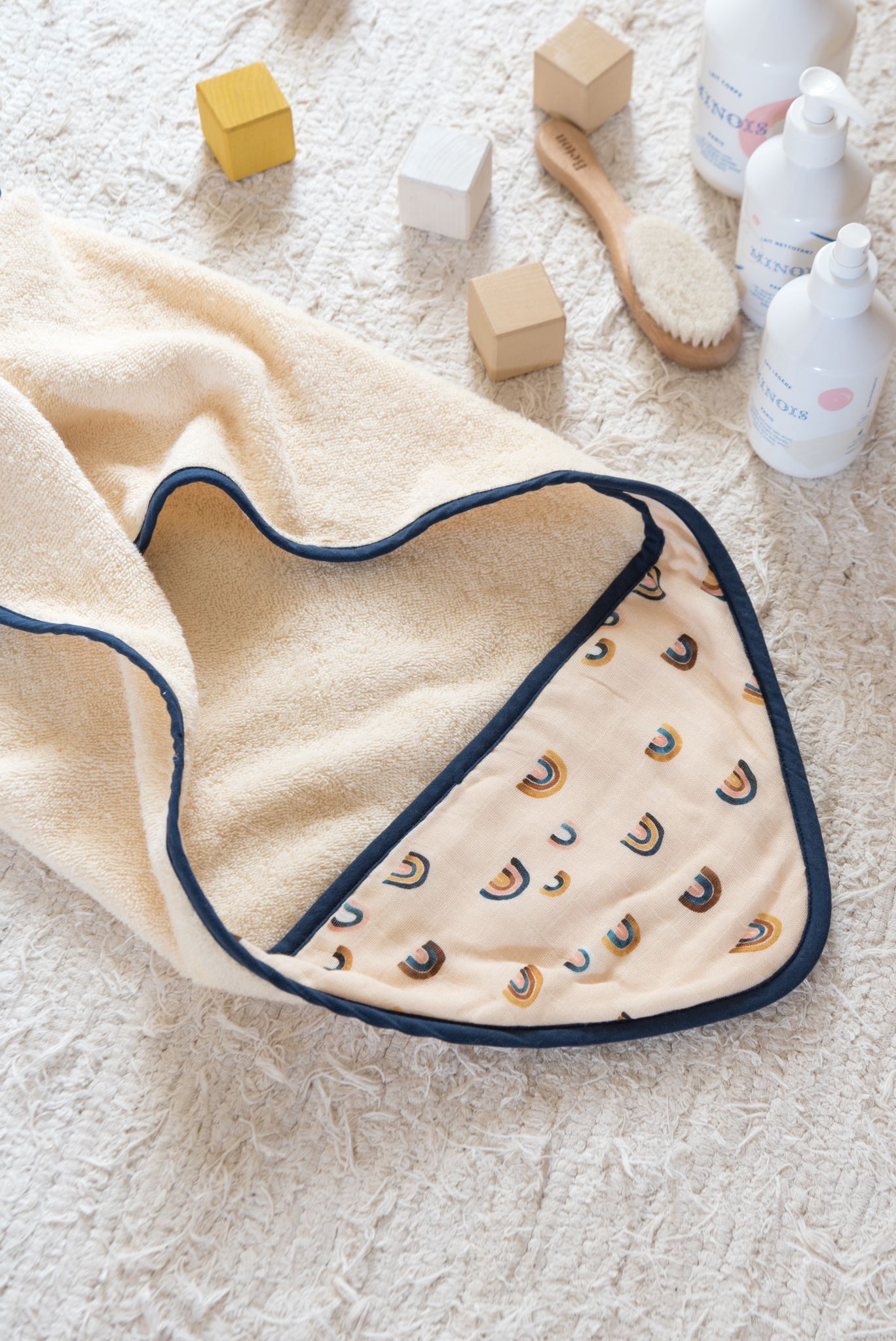 Toalla bebé - Arcoiris