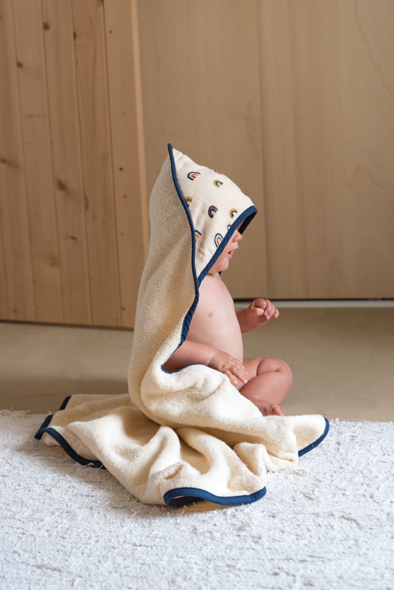 Toalla bebé - Arcoiris