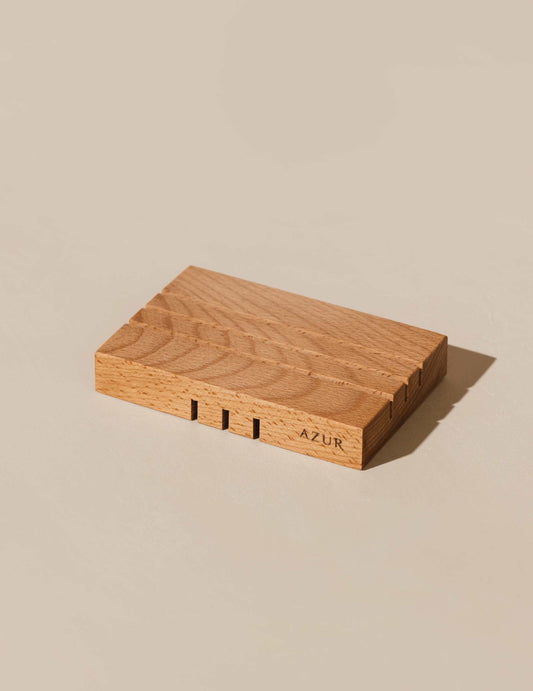 Jabonera de madera
