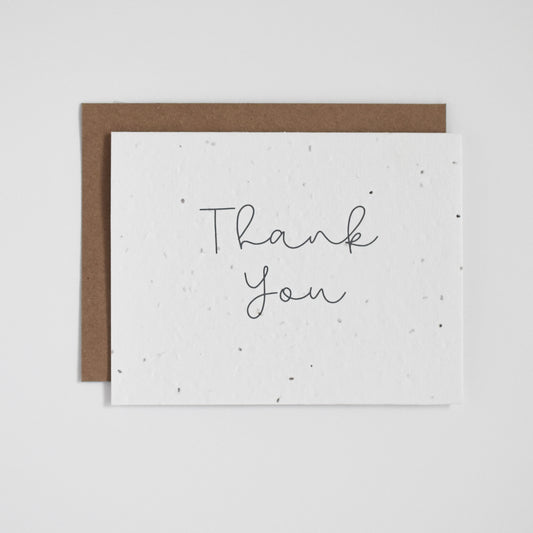Tarjeta plantable - Thank you