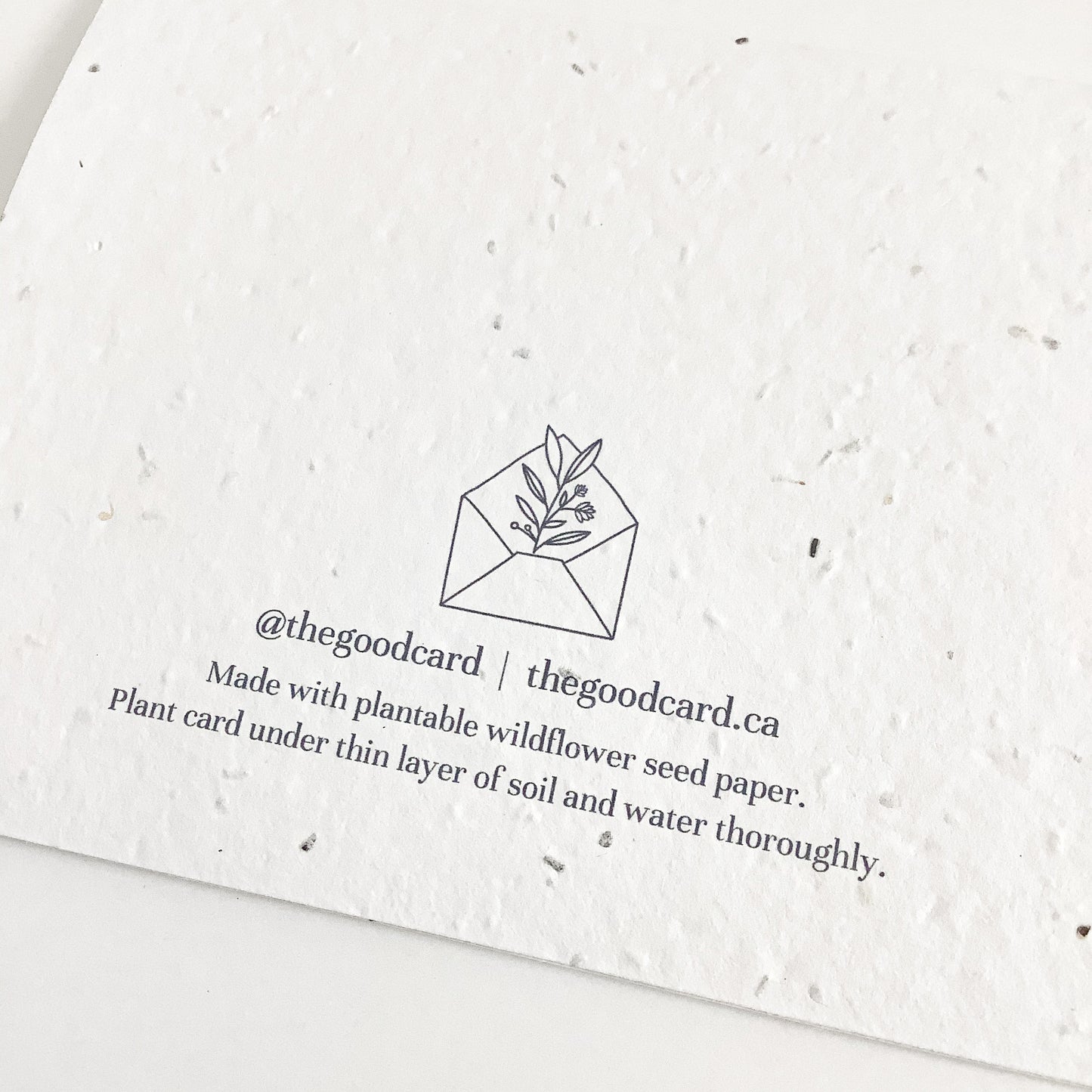 Tarjeta plantable - Miss you