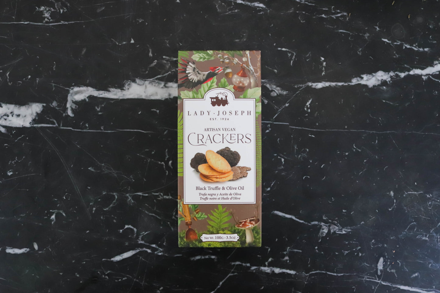 Crackers artesanales salados - Trufa y aceite de oliva