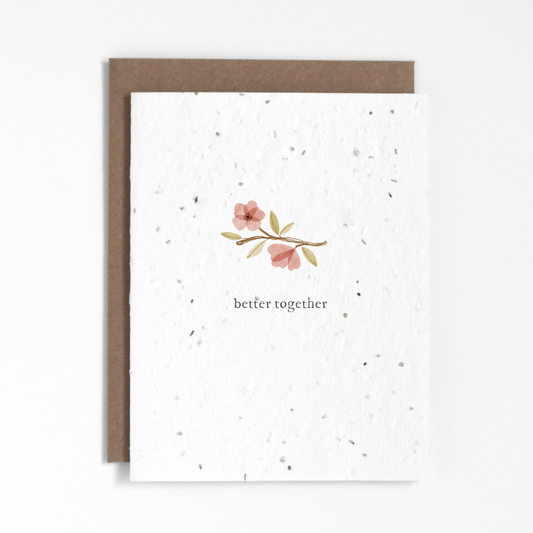 Tarjeta plantable - Better together