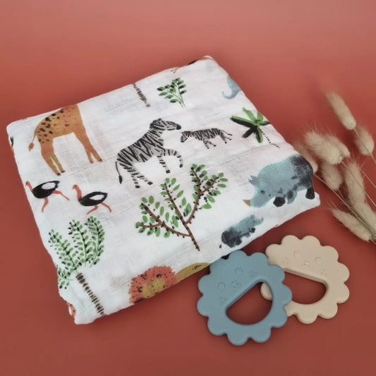 Muselina gasa animales
